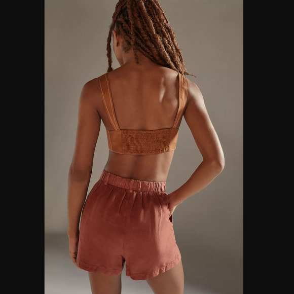 New Cloth & Stone Linen Shorts for Women - Size Medium - Picture 3 of 6